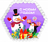 Снеговик с пингвином